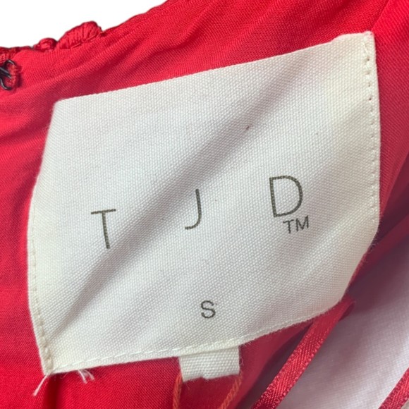 NWT The Jetset Diaries Private Beach Mini Dress in Crimson Small Sleeveless - Picture 6 of 9